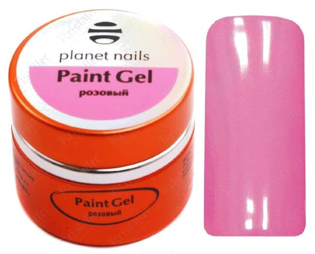Гель-краска Planet Nails, Paint gel, Pink, 5g Гель-краска Planet Nails, Paint gel, Pink, 5g