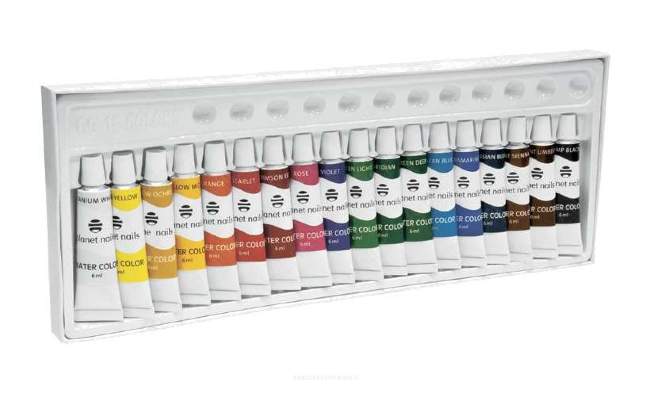 Краски акриловые Planet Nails 18 штук, 6ml