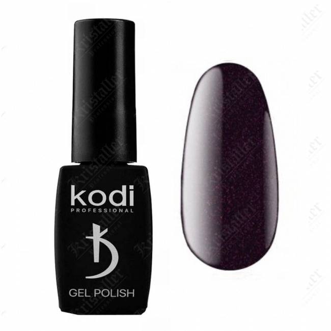 Гель-лак Kodi №110BW Чёрный с розовым шиммером, эмаль Гель-лак Kodi №110BW Чёрный с розовым шиммером, эмаль