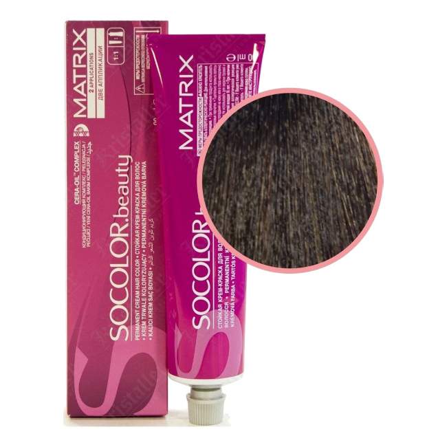 Крем-краска для волос Matrix SOCOLOR beauty 4BC Крем-краска для волос Matrix SOCOLOR beauty 4BC