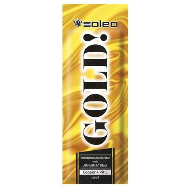 Интенсивный ускоритель загара с золотыми частицами Gold
