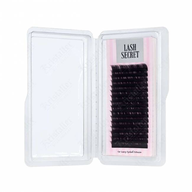 Черные ресницы «Lash Secret» (одна длина, 16 линий)